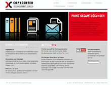 Tablet Screenshot of copycenter.ch
