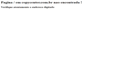 Desktop Screenshot of copycenter.com.br
