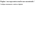 Tablet Screenshot of copycenter.com.br